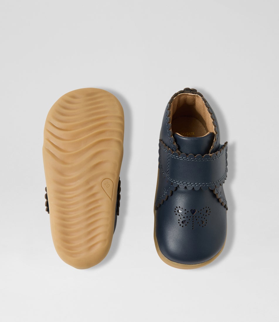 Bobux Su Willow Navy Leather Ankle Boots