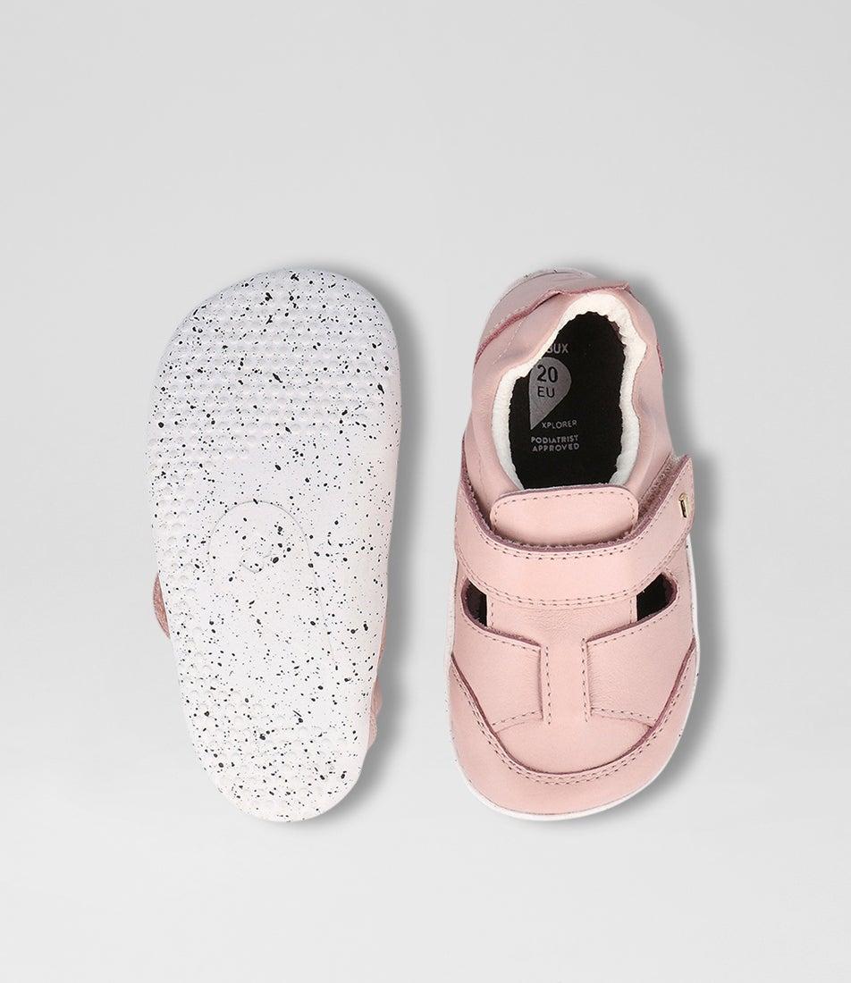 bobux Xp Beau Infant Blossom Leather Flat Shoes