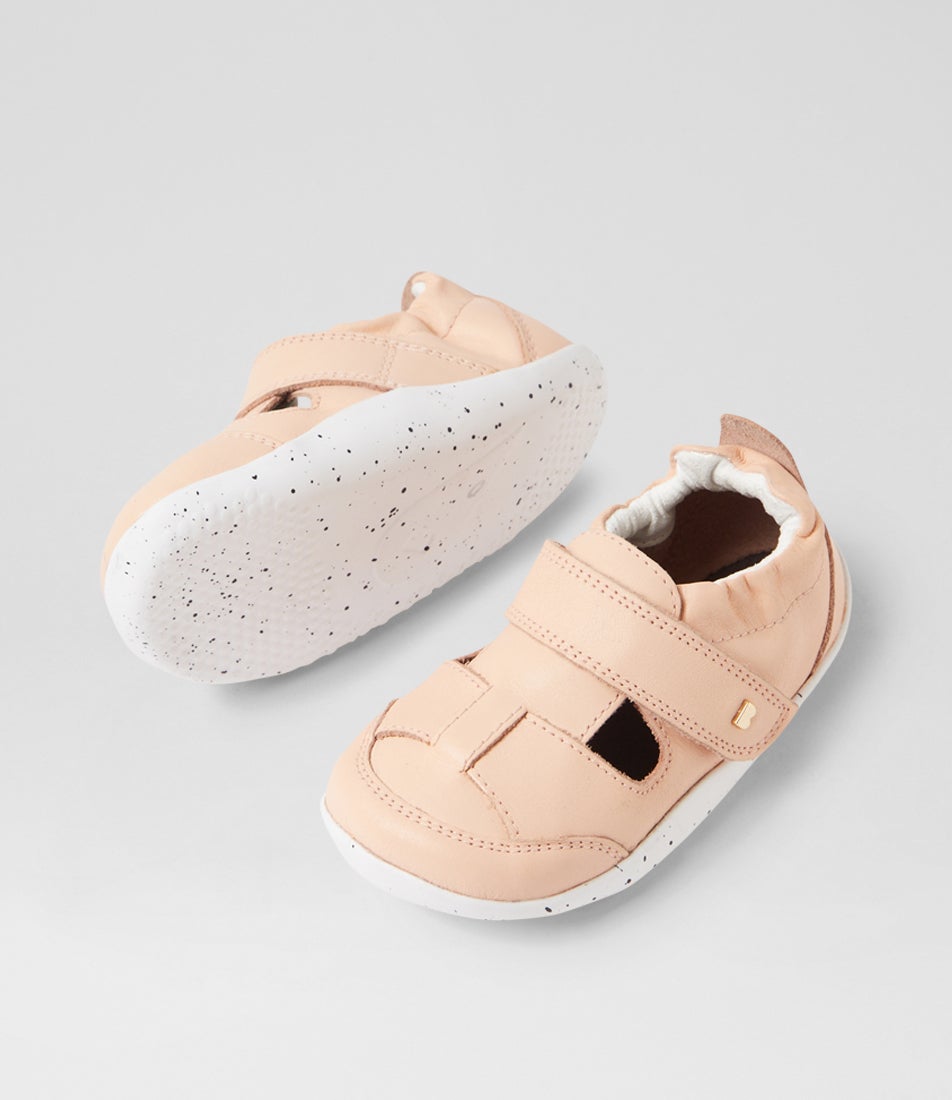 Bobux Xp Beau Infant Rose Leather Flat Shoes
