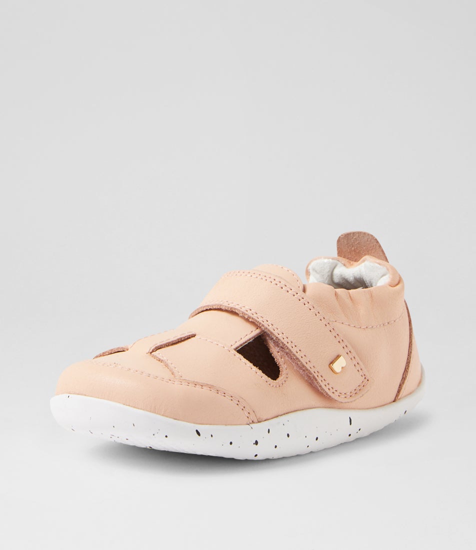 Bobux Xp Beau Infant Rose Leather Flat Shoes