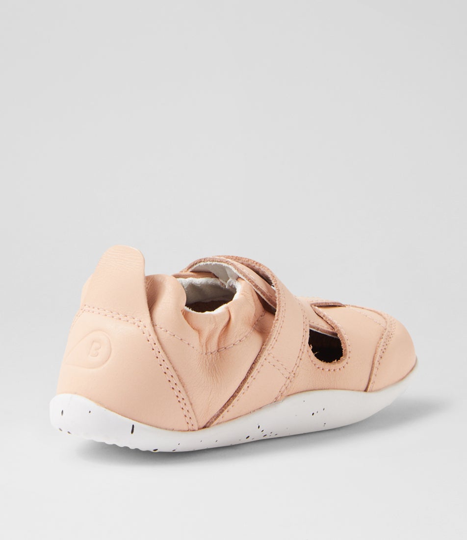 Bobux Xp Beau Infant Rose Leather Flat Shoes