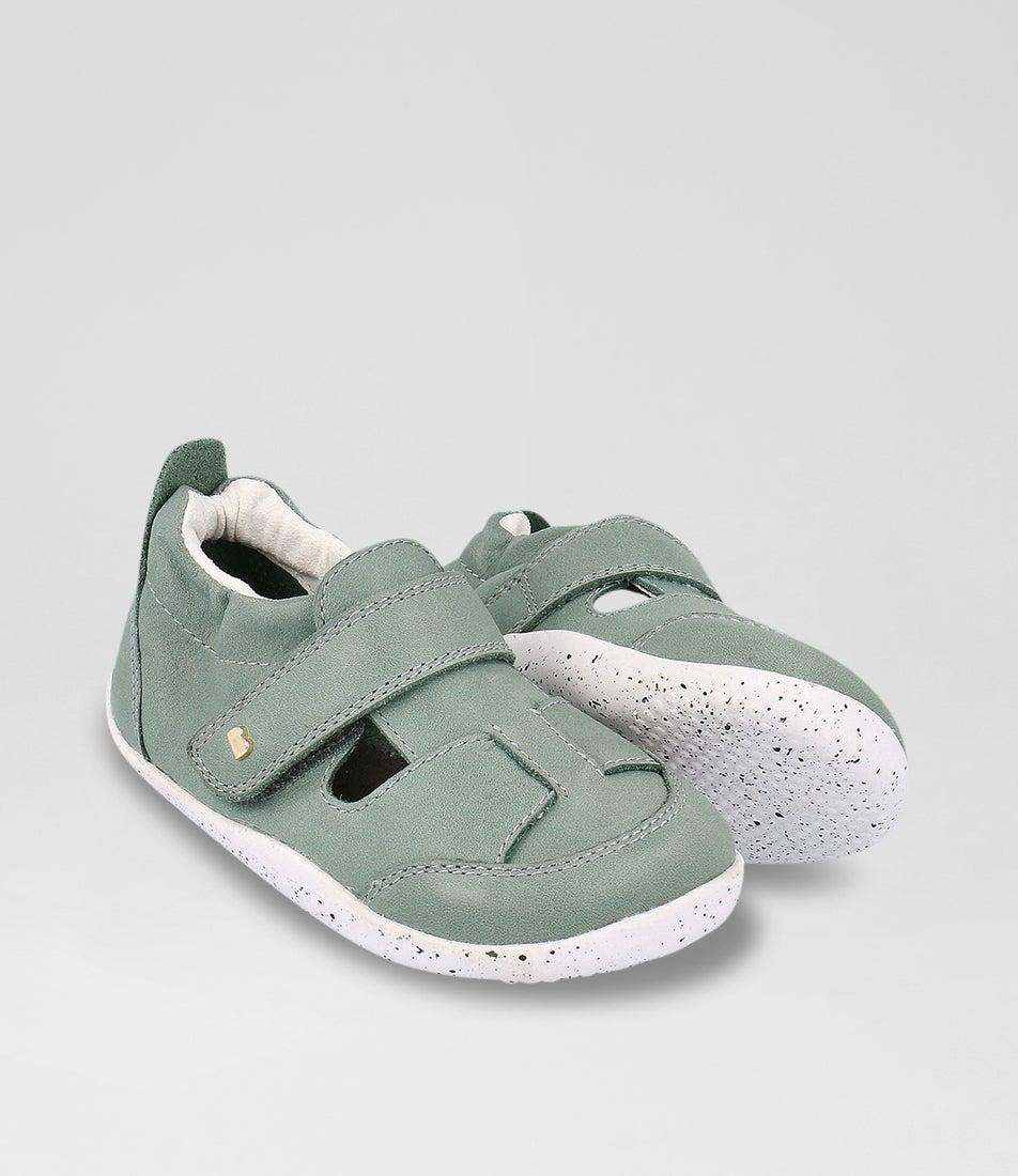 Bobux Xp Beau Infant Sage Leather Flat Shoes