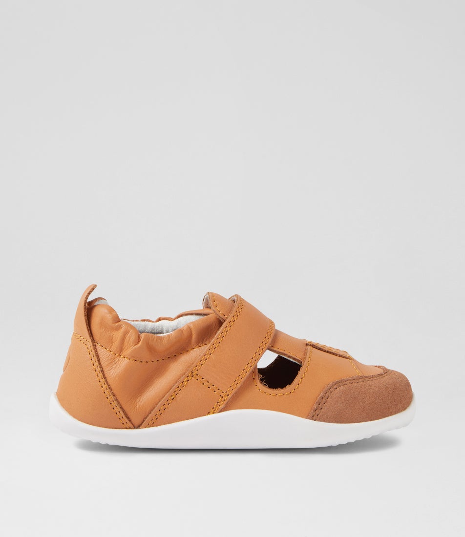Bobux Xp Beau Sandstorm Leather Flat Shoes