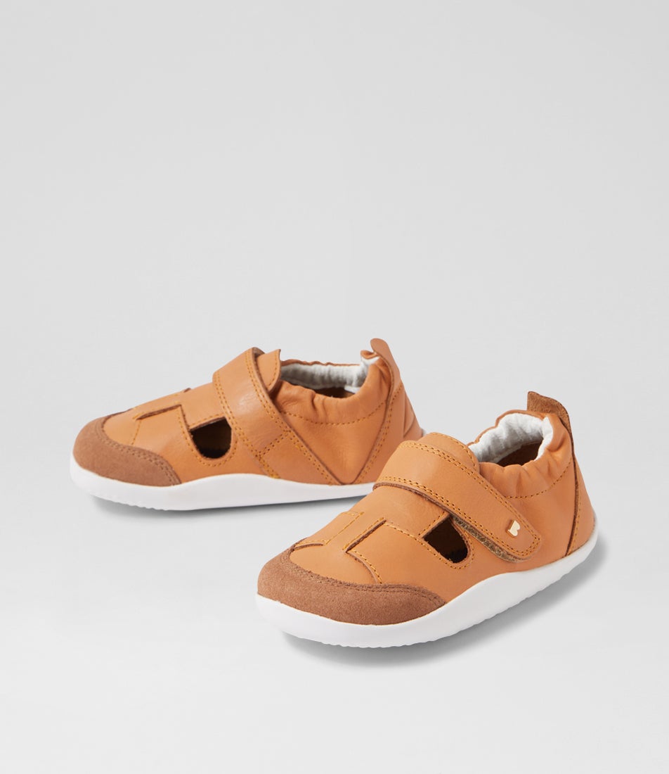 bobux Xp Beau Sandstorm Leather Flat Shoes