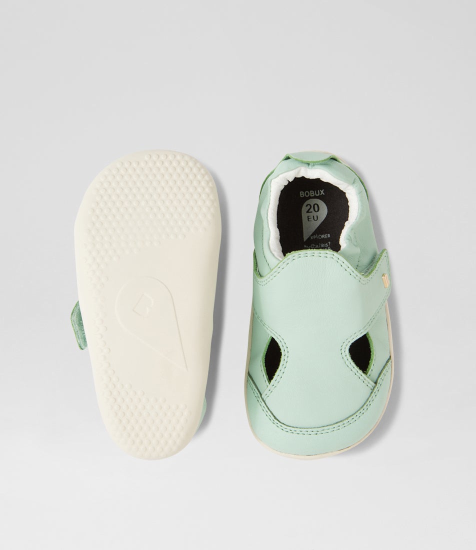 Bobux Xp Breeze Birds Egg Leather Flat Shoes