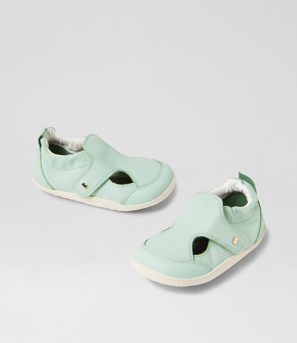 bobux Xp Breeze Birds Egg Leather Flat Shoes