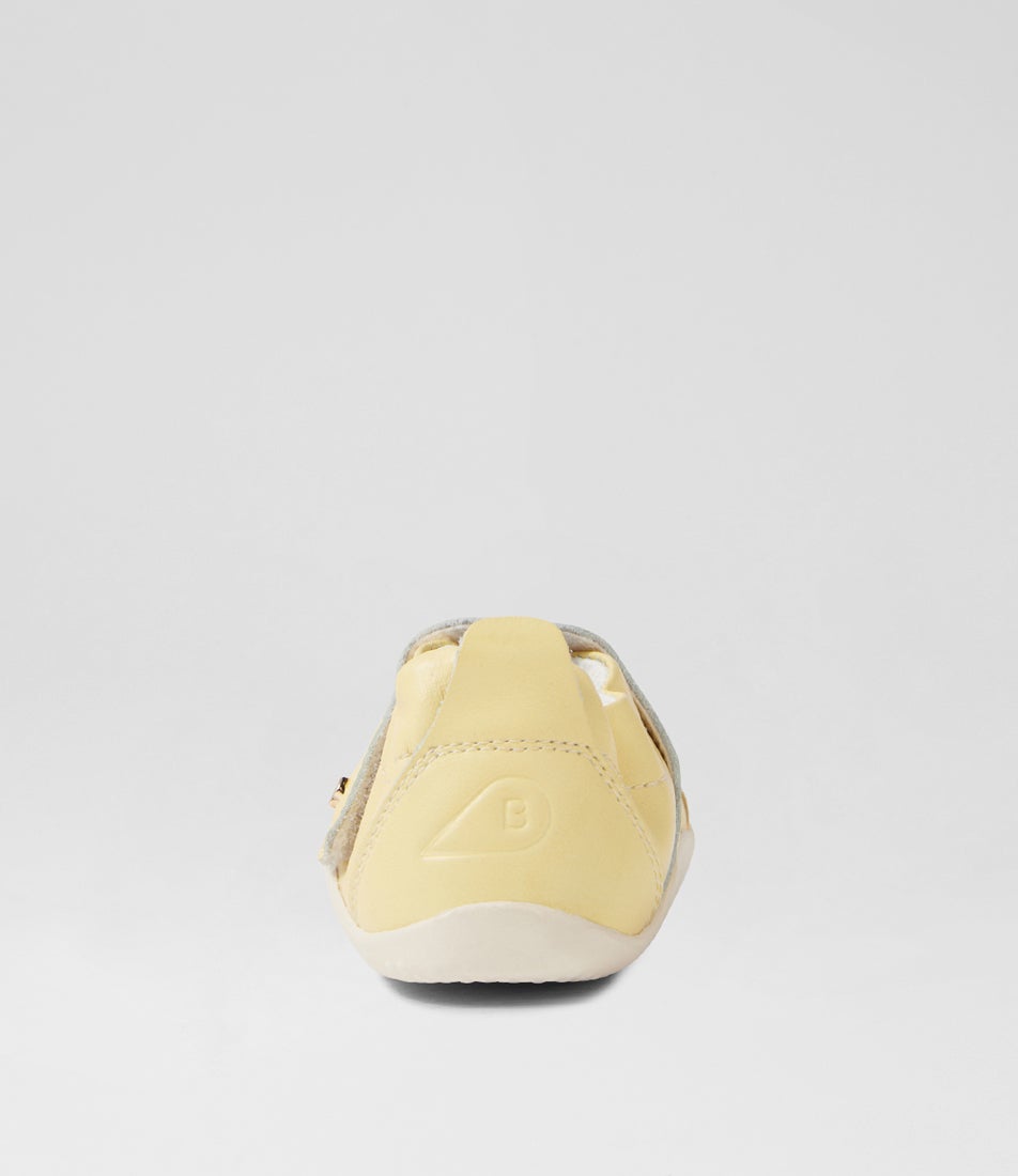 Bobux Xp Breeze Pale Banana Leather Flat Shoes