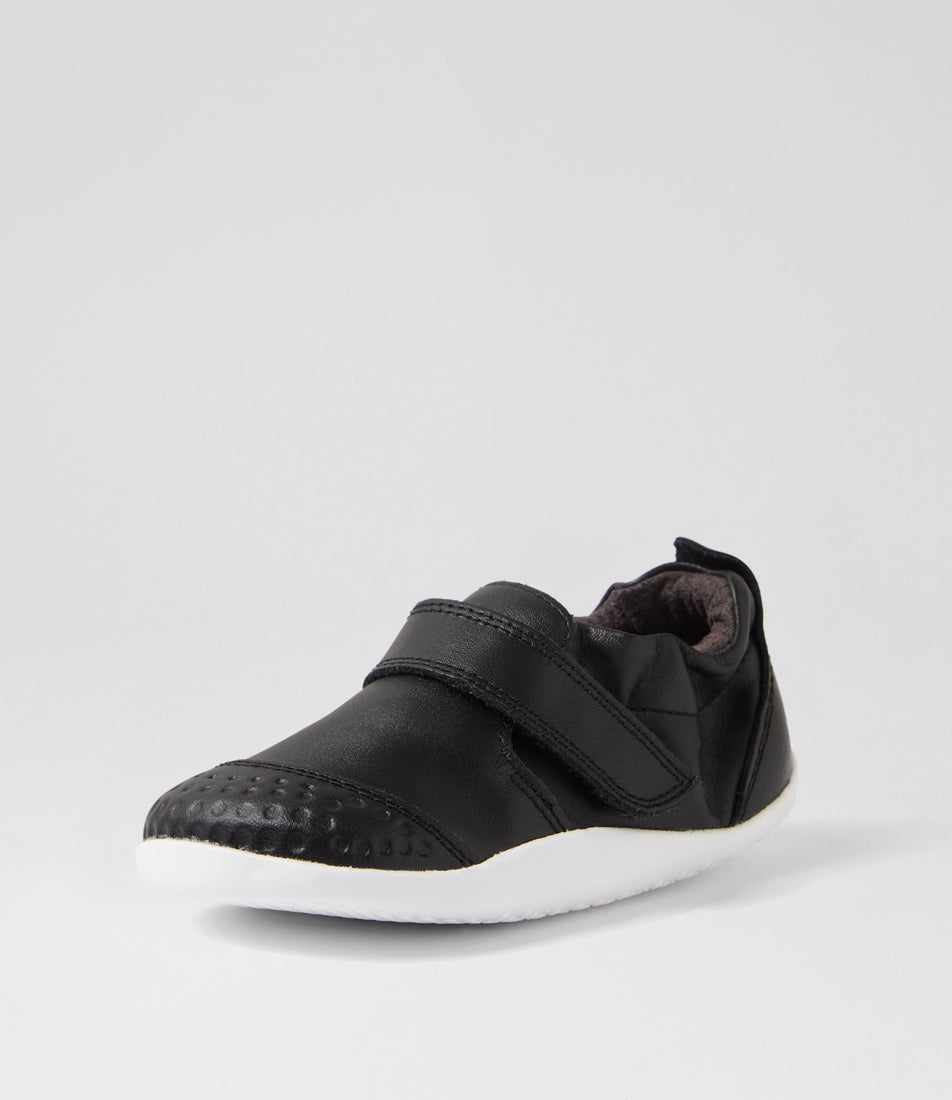 Bobux Xp Go Infant Black Leather Flat Shoes