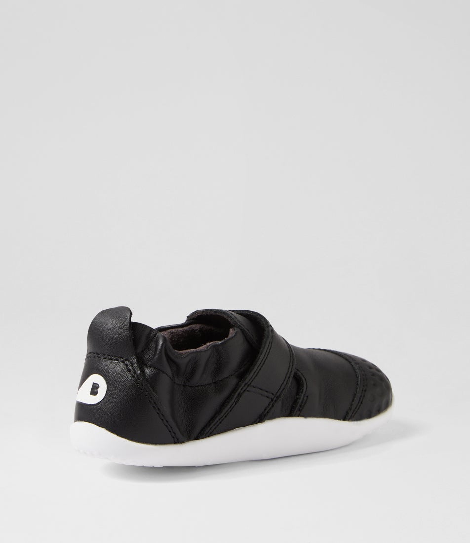 Bobux Xp Go Infant Black Leather Flat Shoes