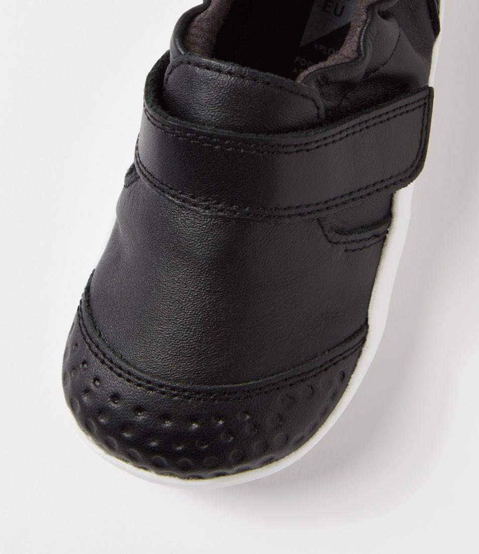 Bobux Xp Go Infant Black Leather Flat Shoes
