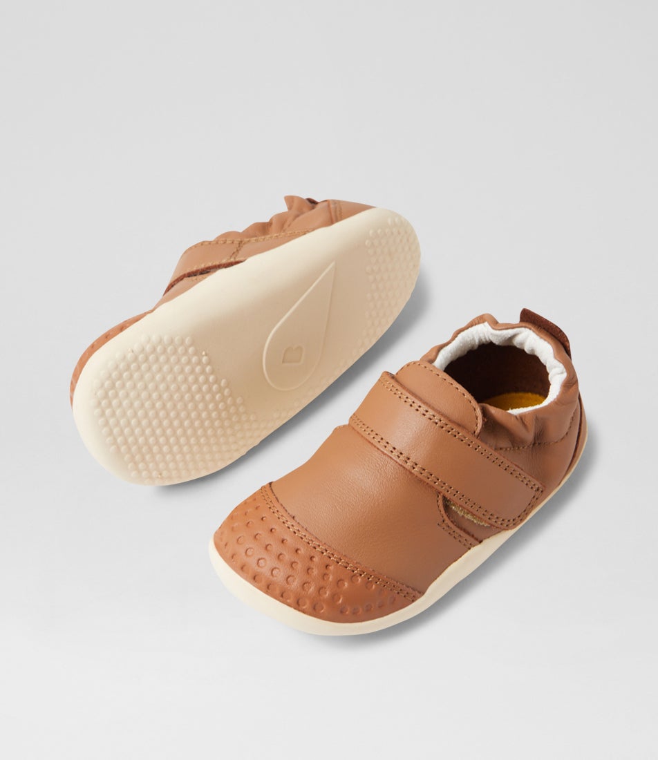 Bobux Xp Go Infant Caramel Leather Flat Shoes