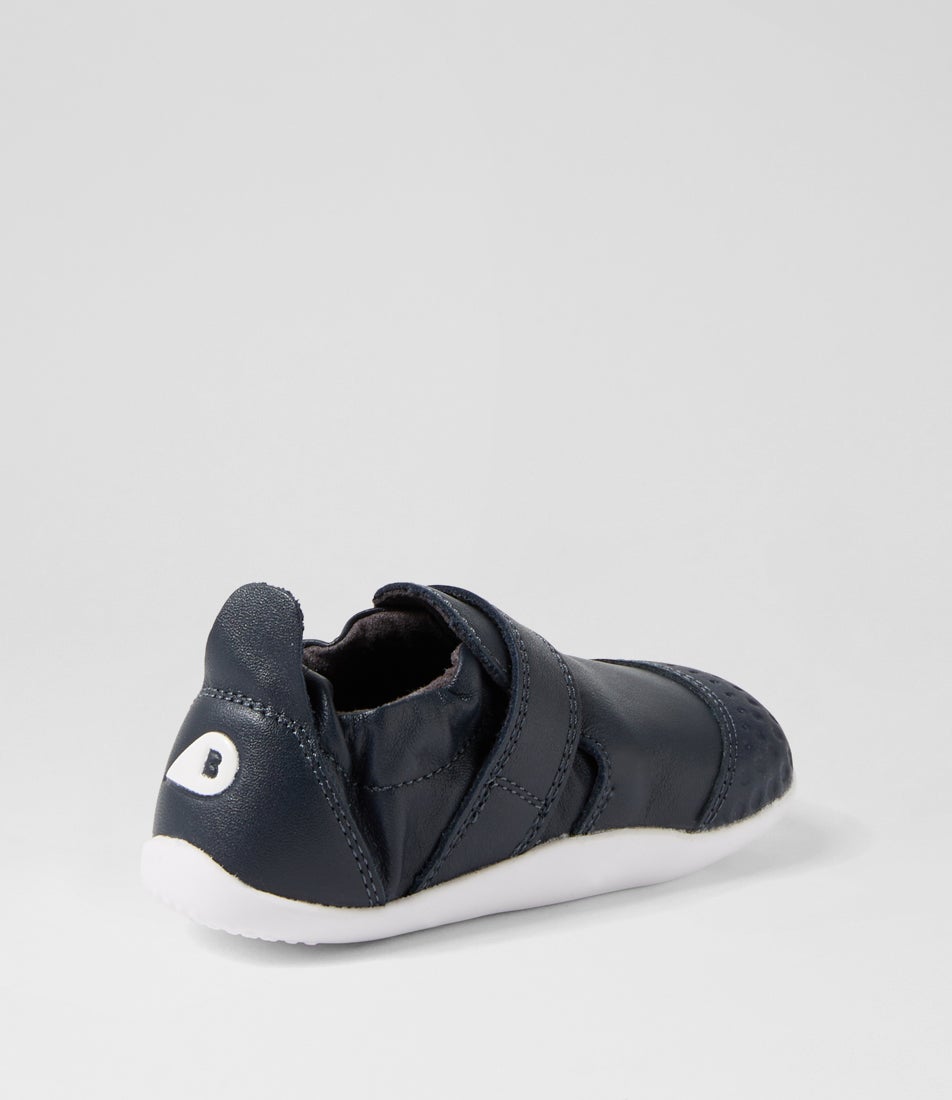 Bobux Xp Go Infant Navy Leather Flat Shoes