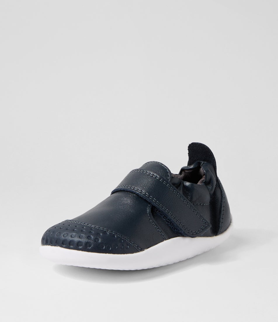 Bobux Xp Go Infant Navy Leather Flat Shoes