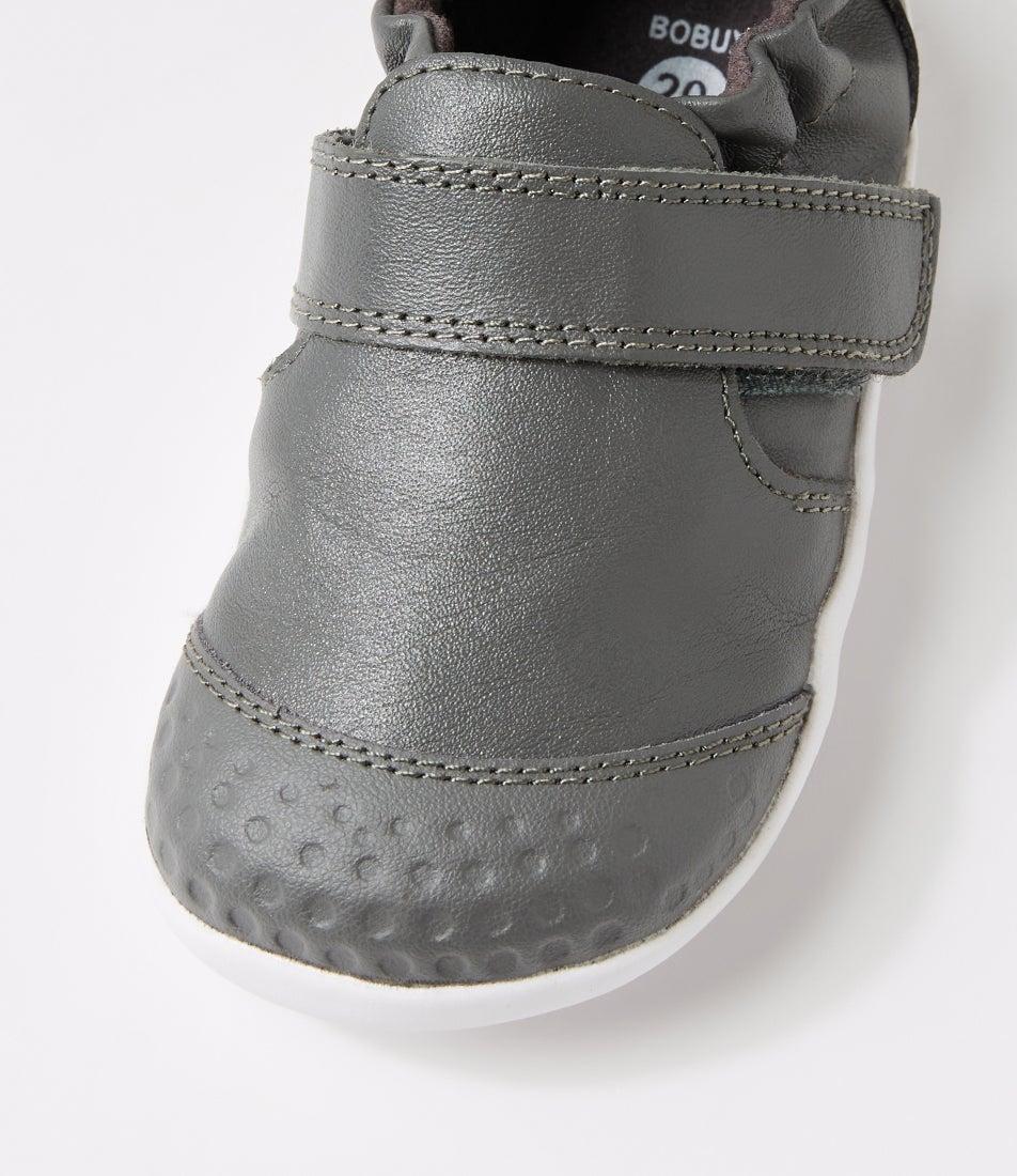 Bobux Xp Go Infant Smoke Leather Flat Shoes