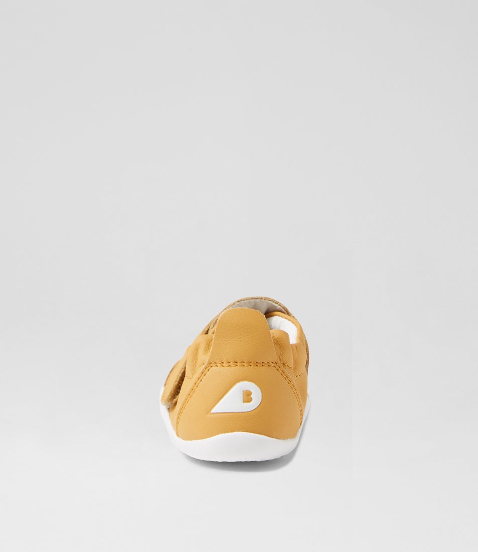 Bobux Xp Go Oak Buff Leather Flat Shoes