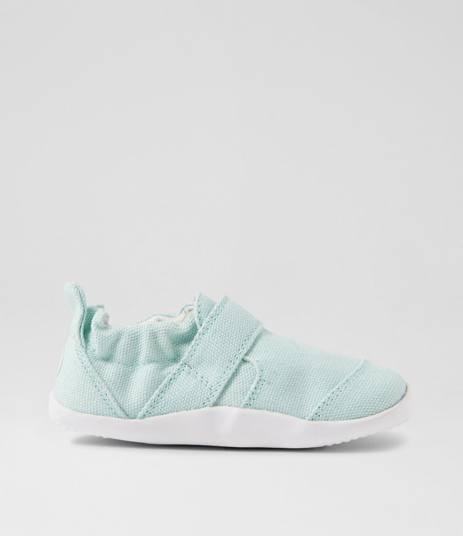 Bobux Xp Go Organic Birds Egg Canvas Flat Shoes