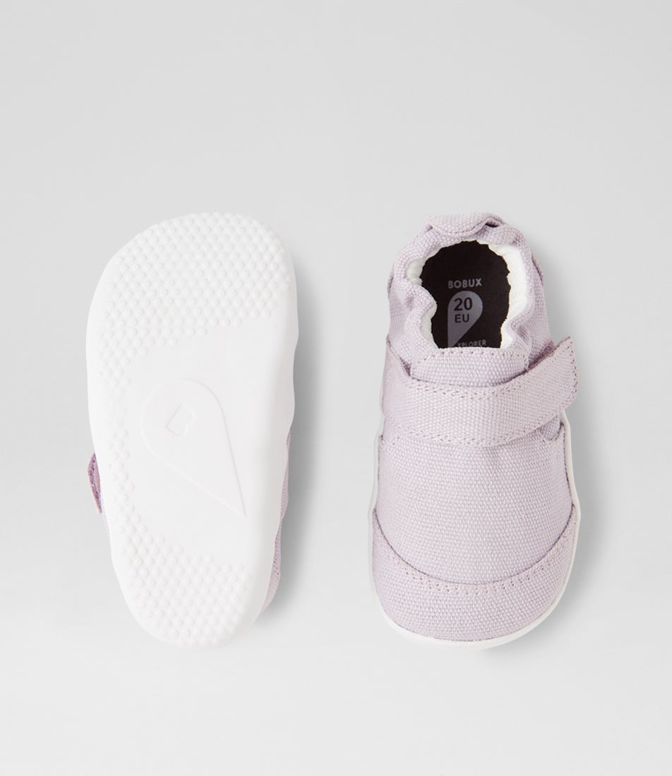 Bobux Xp Go Organic Thistle Canvas Flat Shoes