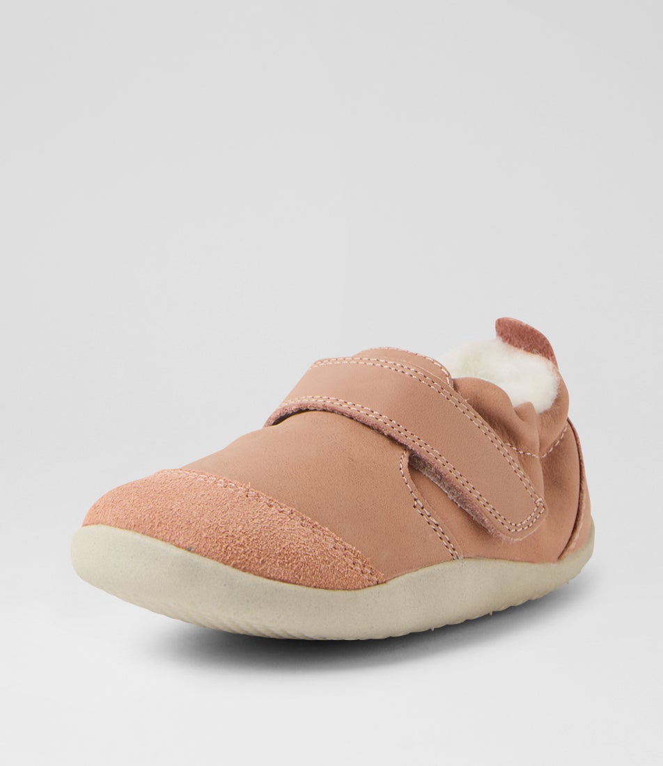 Bobux Xp Marvel Arctic Pre Rose Leather Flat Shoes