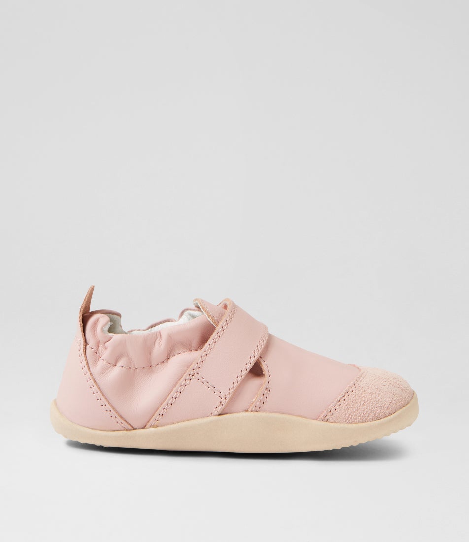 Bobux Xp Marvel Ballet Pink Leather Flat Shoes