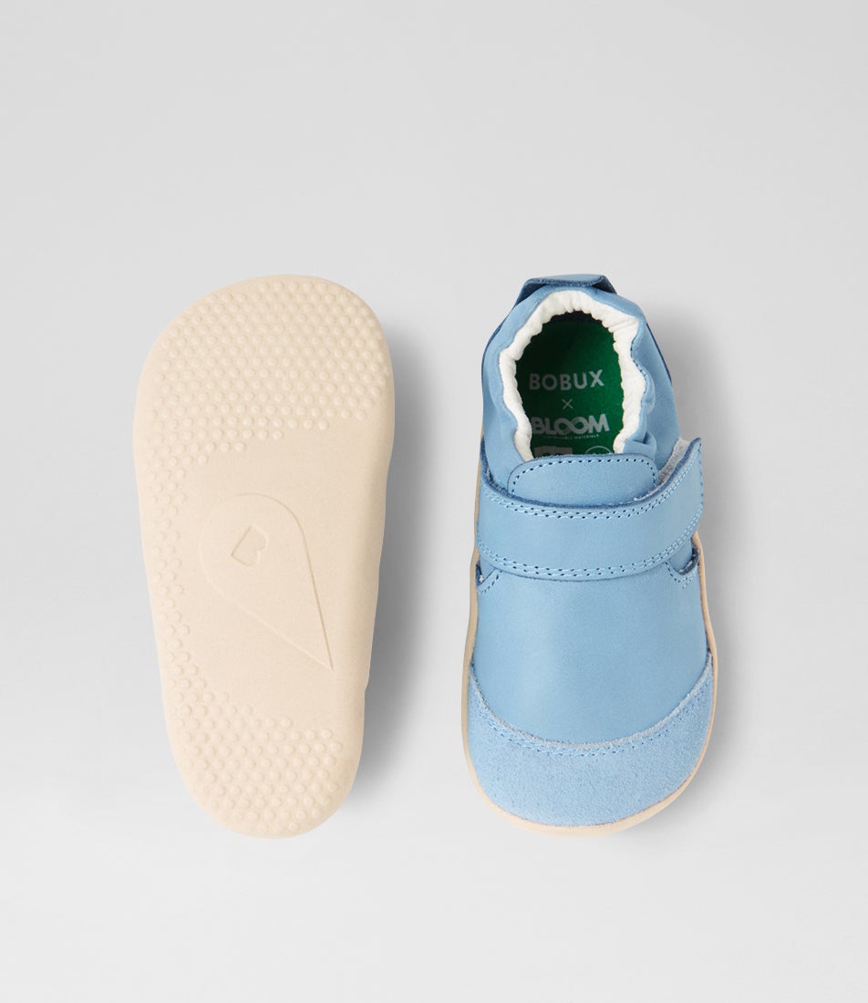 Bobux Xp Marvel Dusk Blue Leather Flat Shoes