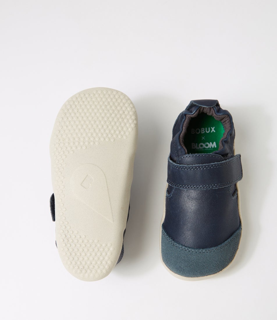 Bobux Xp Marvel Infant Navy Leather Flat Shoes