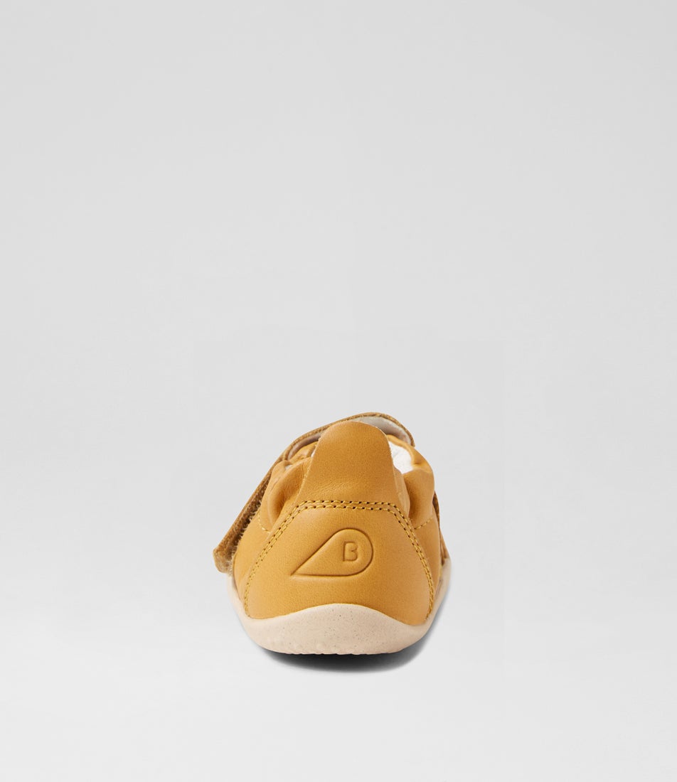 Bobux Xp Marvel Oak Buff Leather Flat Shoes