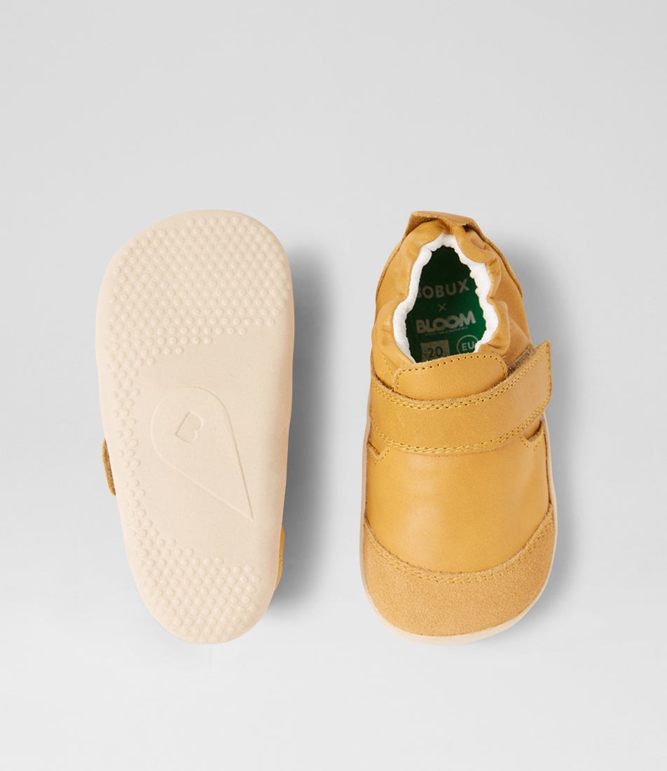 Bobux Xp Marvel Oak Buff Leather Flat Shoes