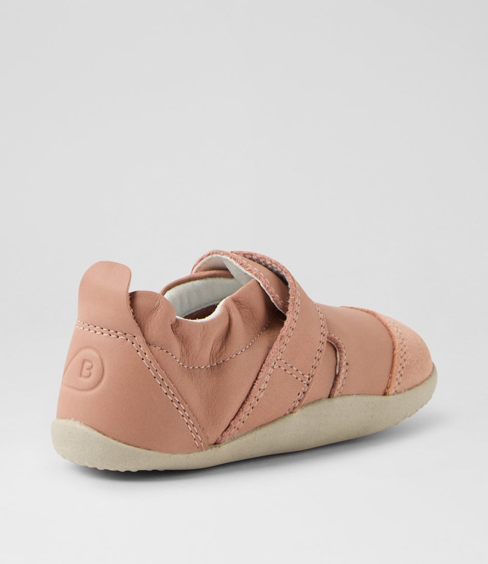 Bobux Xp Marvel Pre Rose Leather Flat Shoes