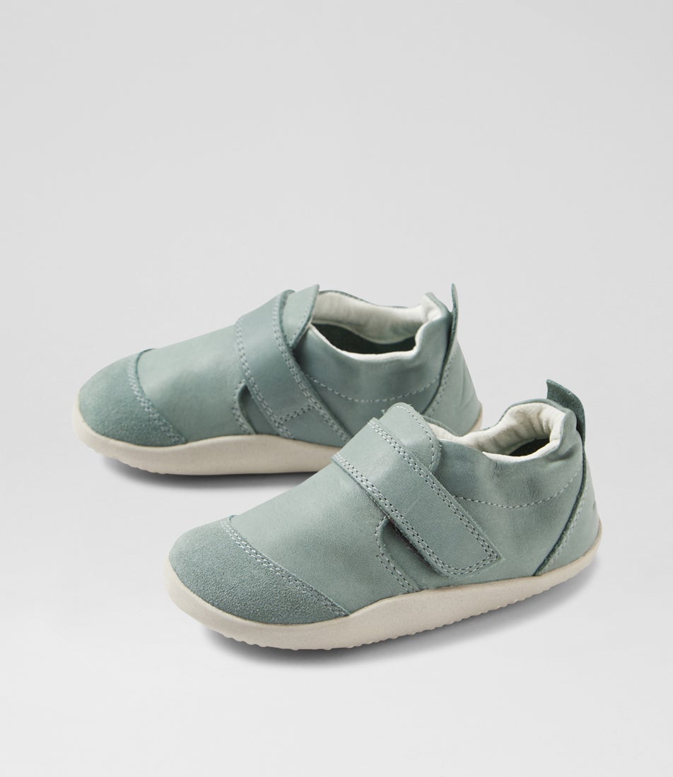 bobux Xp Marvel Pre Sage Leather Flat Shoes