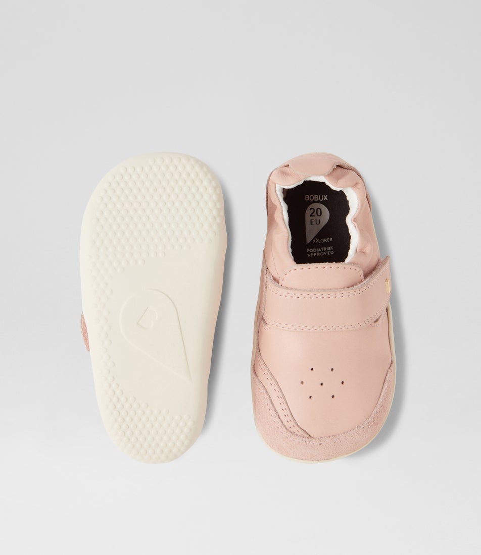 Bobux Xp Ripple Cameo Rose Leather Flat Shoes