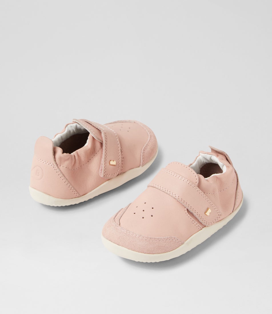 bobux Xp Ripple Cameo Rose Leather Flat Shoes