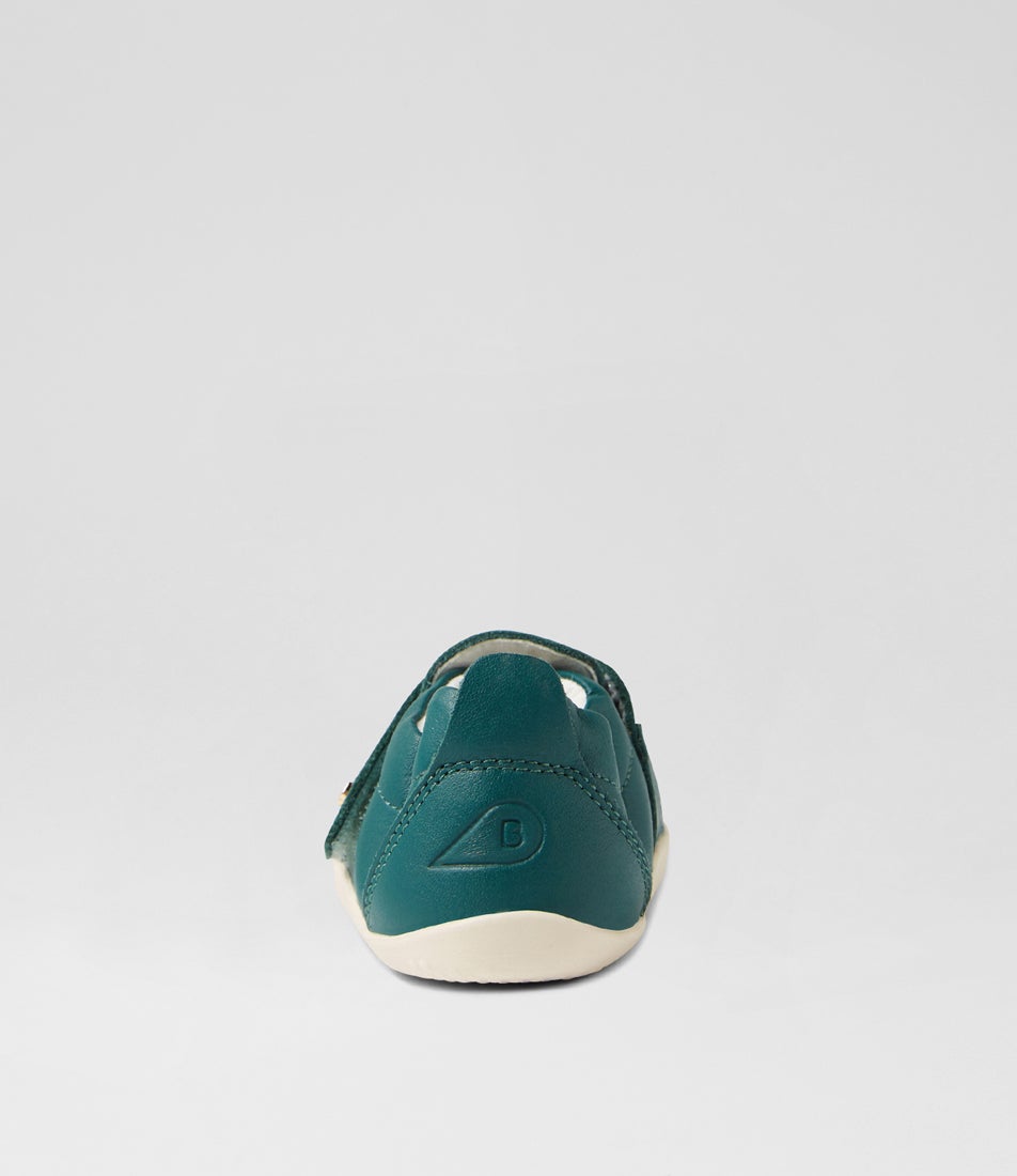 Bobux Xp Ripple Rainforest Leather Flat Shoes