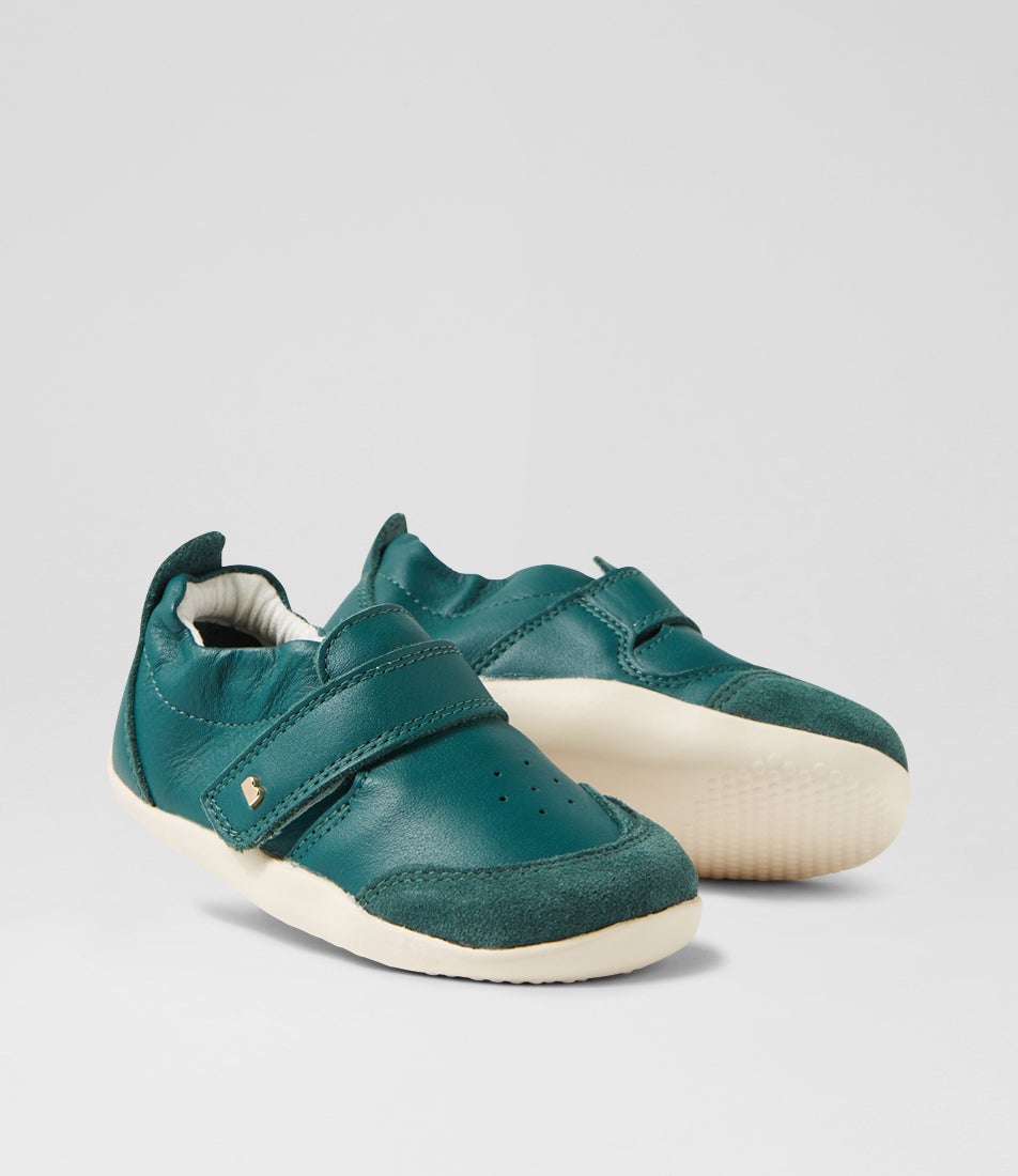 bobux Xp Ripple Rainforest Leather Flat Shoes