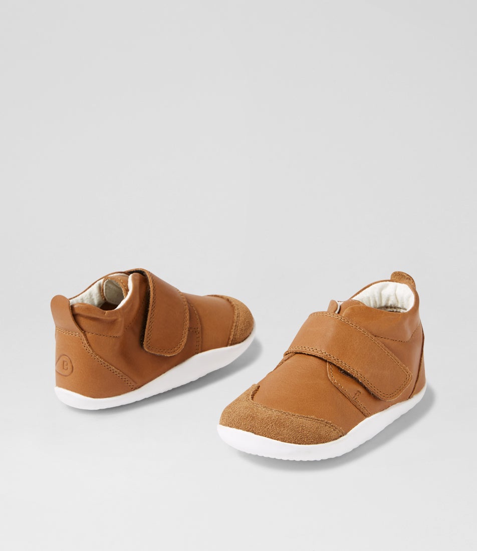 bobux Xp Rover Caramel Leather Ankle Boots