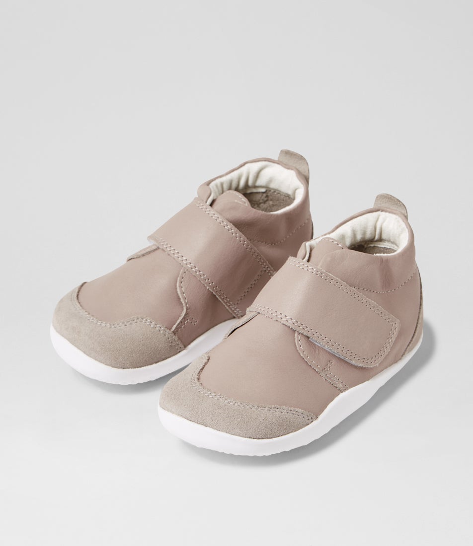 bobux Xp Rover Taupe Leather Ankle Boots