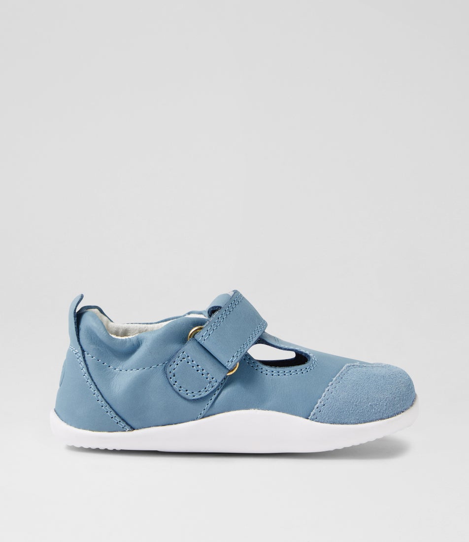 Bobux Xp Scout Dusk Blue Leather Flat Shoes