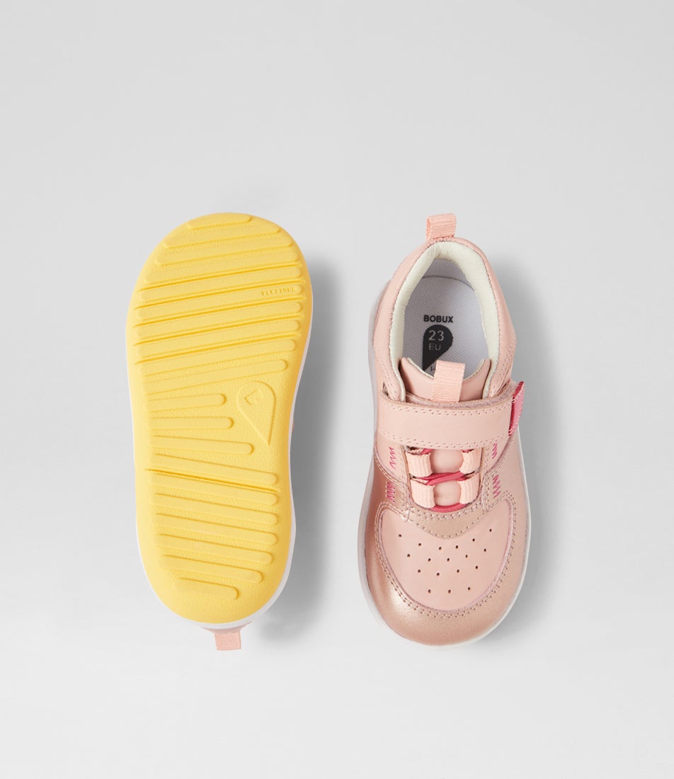 Bobux Iw Backspin Seashell Rose Gold Multi Sneakers