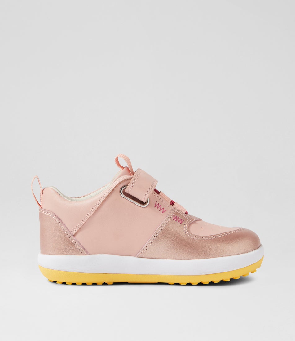 Bobux Iw Backspin Seashell Rose Gold Multi Sneakers