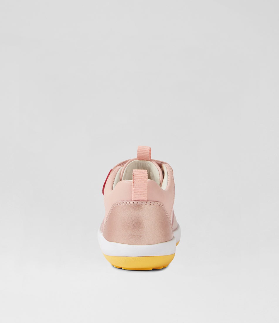 Bobux Iw Backspin Seashell Rose Gold Multi Sneakers