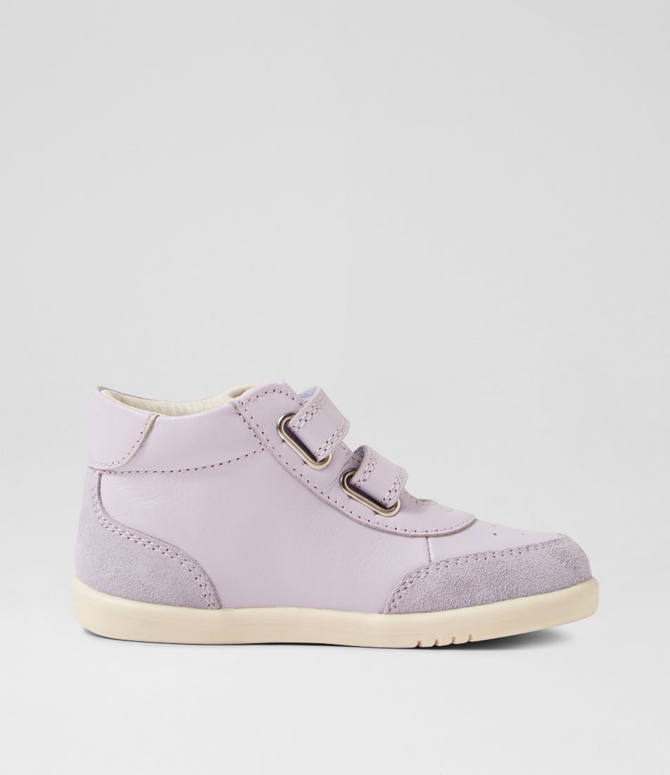 Bobux Iw Champ High Toddler Thistle Leather Ankle Boots