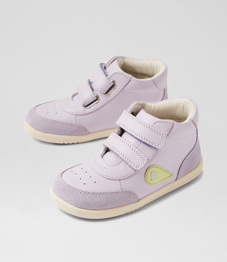 bobux Iw Champ High Toddler Thistle Leather Ankle Boots