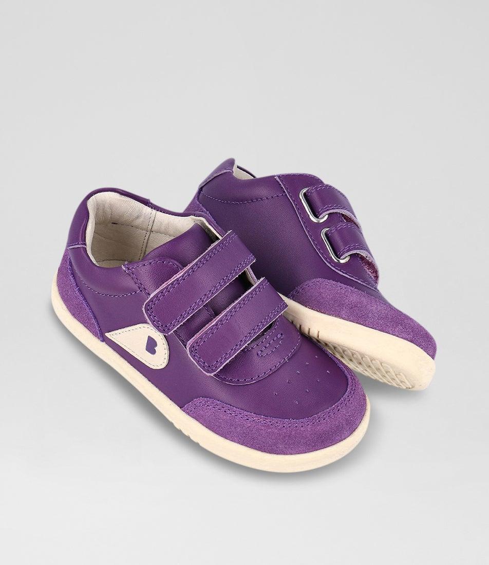 Bobux Iw Champ Toddler Murasaki Purple Chalk Leather Sneakers