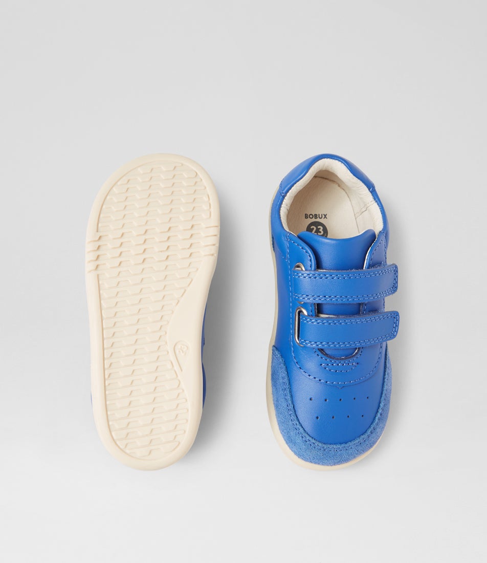 Bobux Iw Champ Toddler Olympian Blue Leather Sneakers