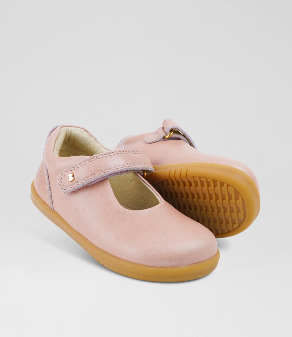 Bobux Iw Delight Toddler Dusk Pearl Leather Flat Shoes