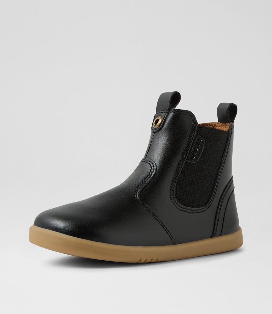 Bobux Iw Jodhpur Toddler Black Leather Chelsea Boots