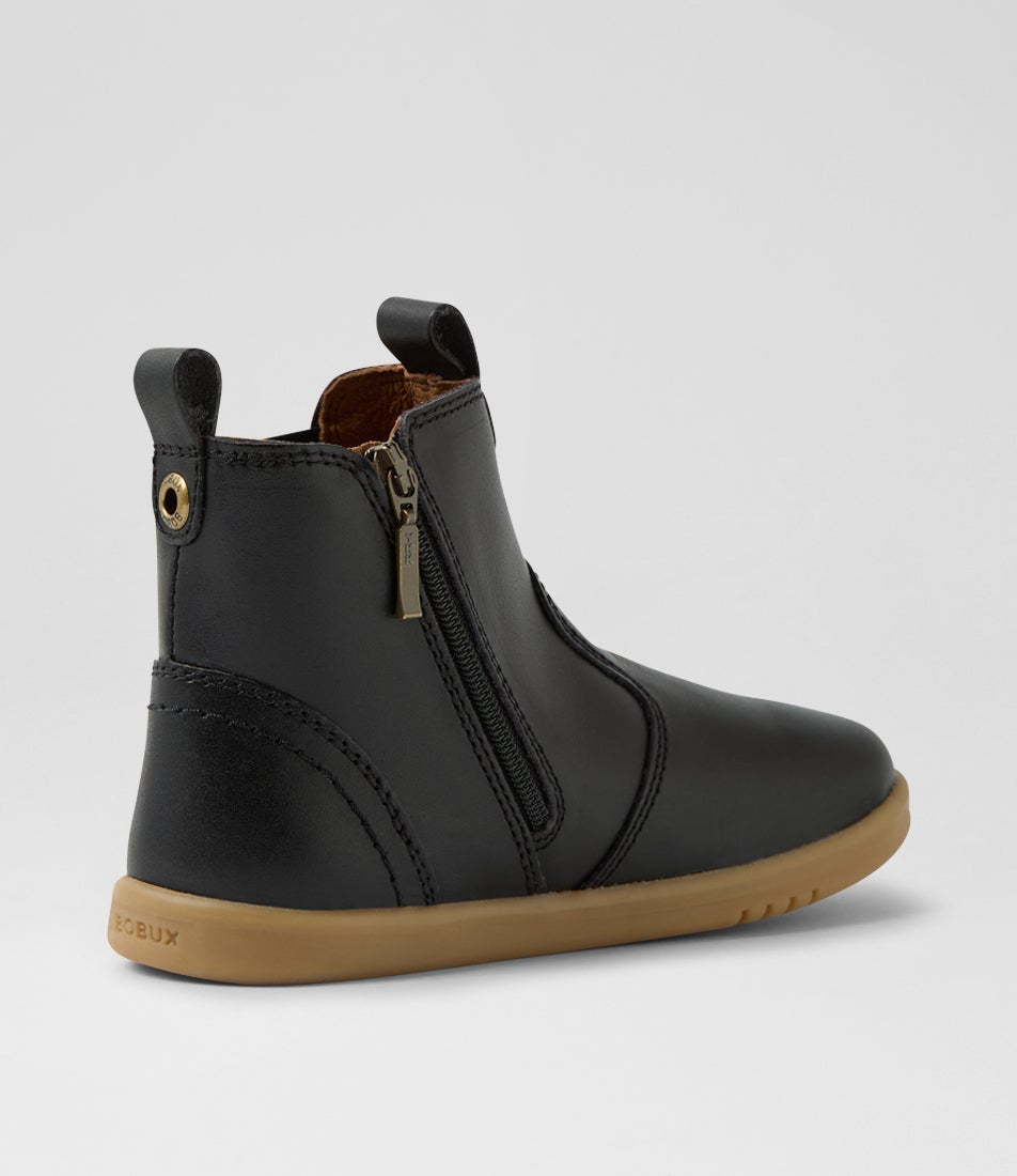 Bobux Iw Jodhpur Toddler Black Leather Chelsea Boots