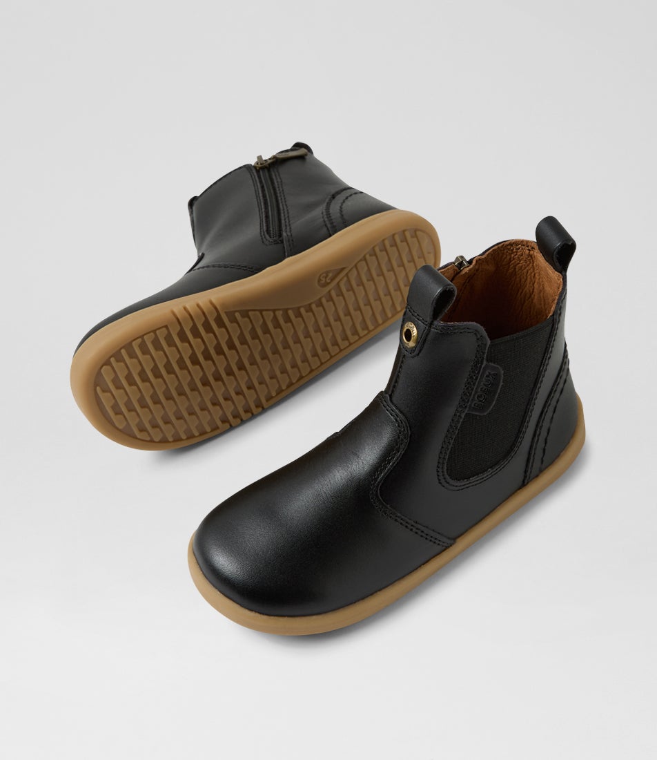 Bobux Iw Jodhpur Toddler Black Leather Chelsea Boots