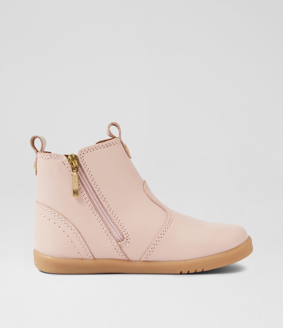 Bobux Iw Jodhpur Toddler Cameo Rose Leather Chelsea Boots