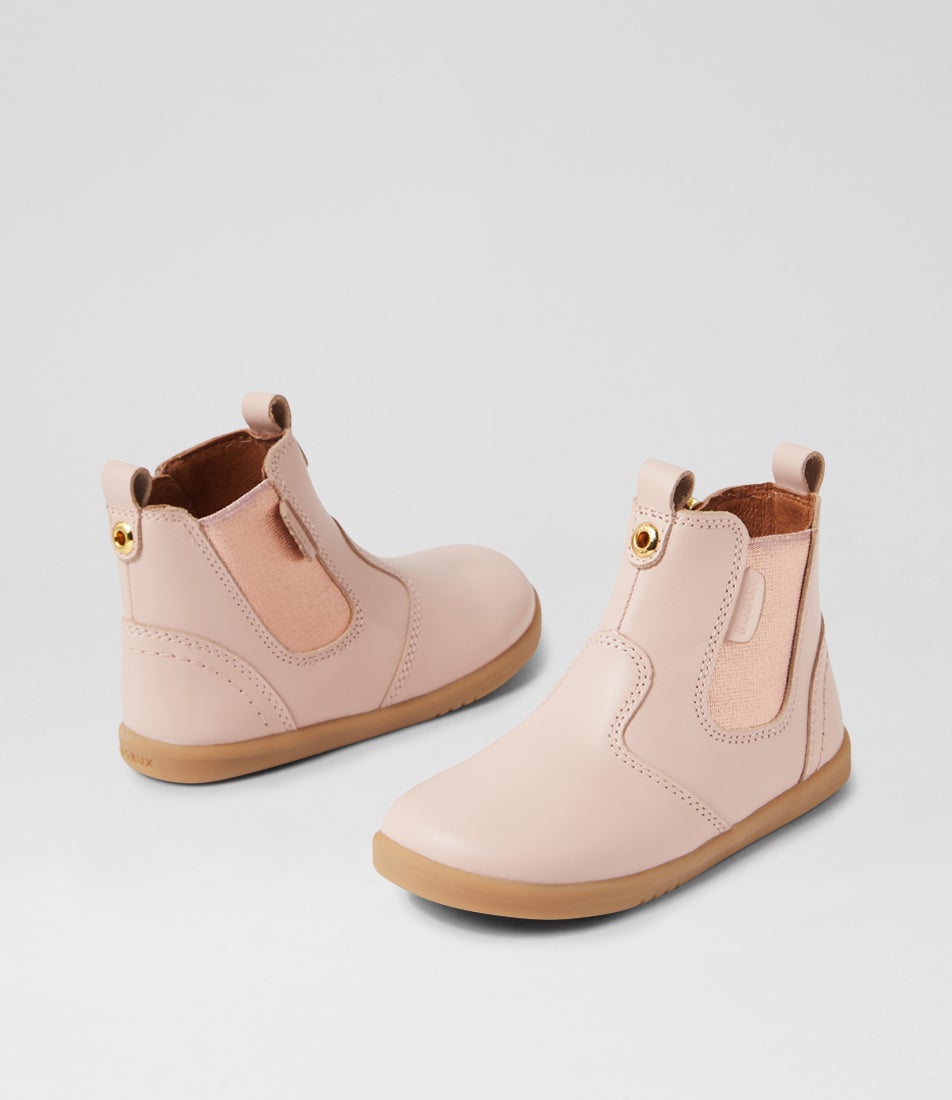 bobux Iw Jodhpur Toddler Cameo Rose Leather Chelsea Boots