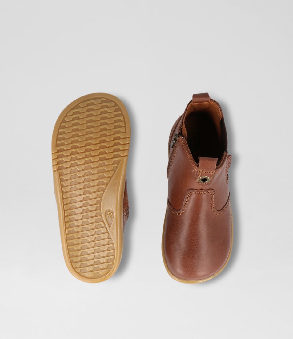 bobux Iw Jodhpur Toddler Toffee Leather Chelsea Boots